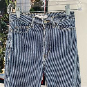 American Apparel Denim Pinstripe Jeans